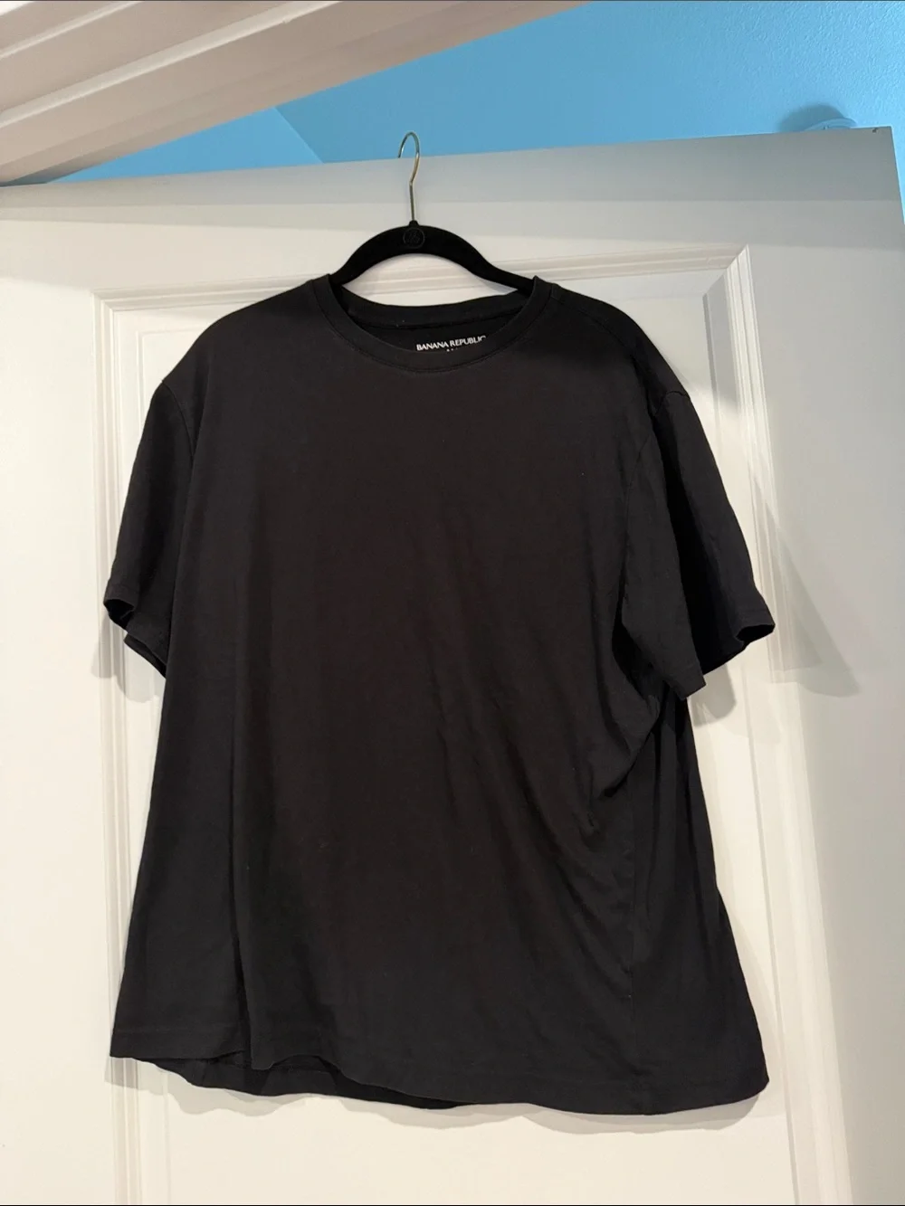 Banana Republic Men's Black Short Sleeve Crew Tee